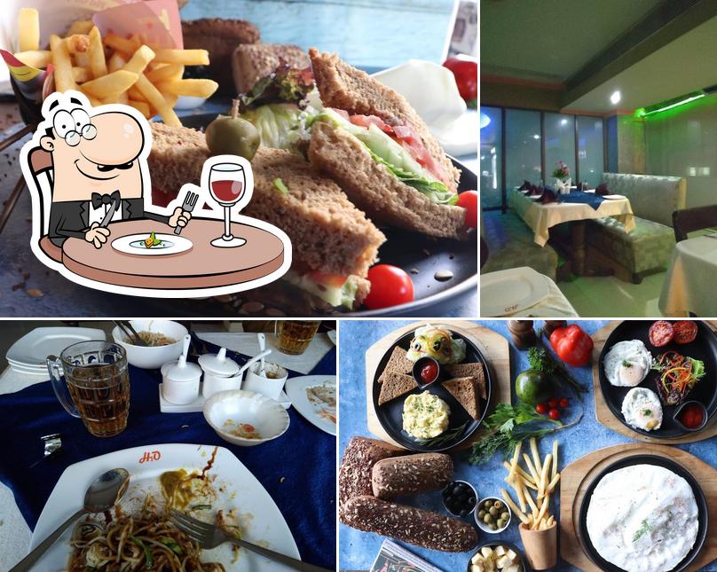 Food at H2O Restro Pub