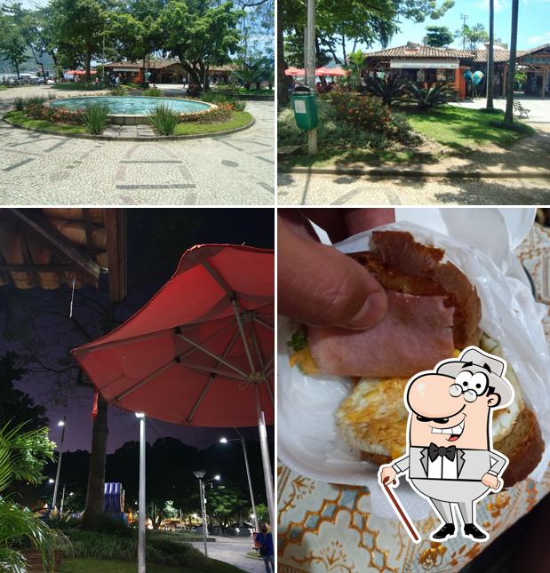 O exterior do Amarração Lanches