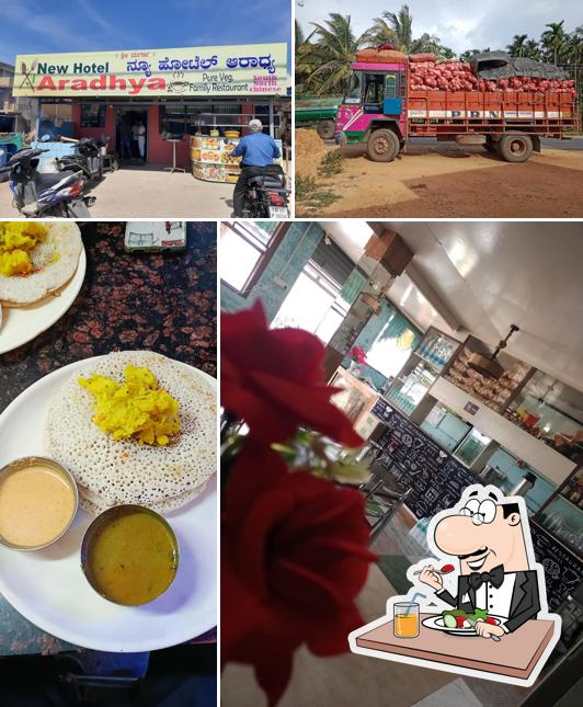 The picture of Aradya family restaurant’s food and exterior