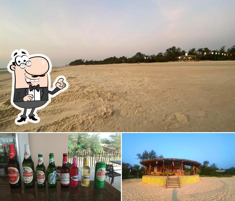 The image of exterior and beer at Bare Feet Beach Shack