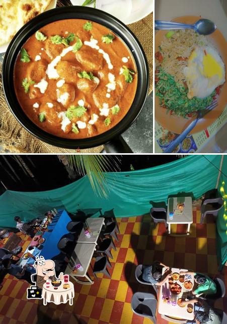 This is the image displaying food and interior at Deep Chinese indian restaurant