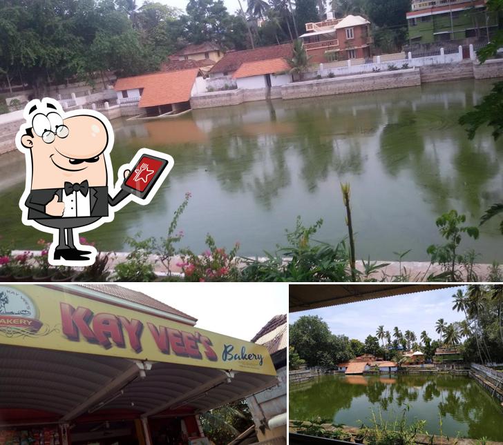 The exterior of Kay Vee's Bakery