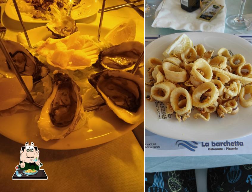 Platti al Ristorante "LA BARCHETTA"