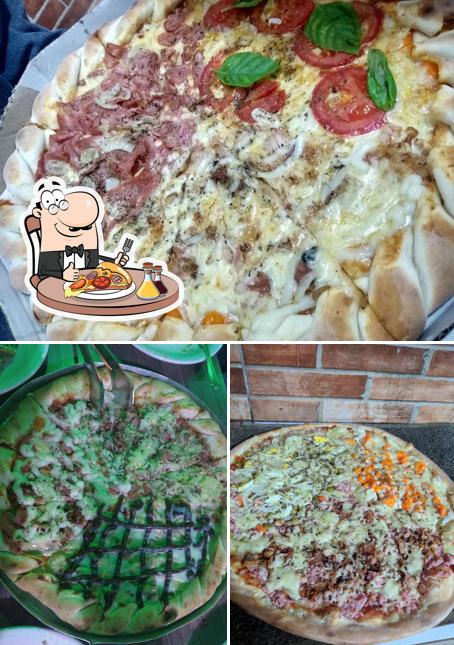 No Sabor Divino pizzaria e esfiharia, você pode conseguir pizza