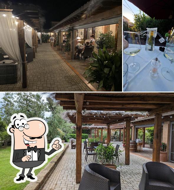 Gli interni di Trattoria da Grazia
