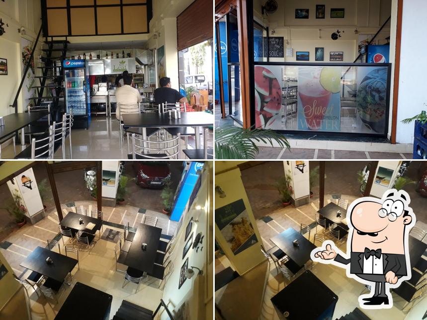 The interior of BAY Leaf