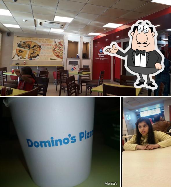 This is the picture depicting interior and beverage at Domino's Pizza Joshi Colony, Amritsar