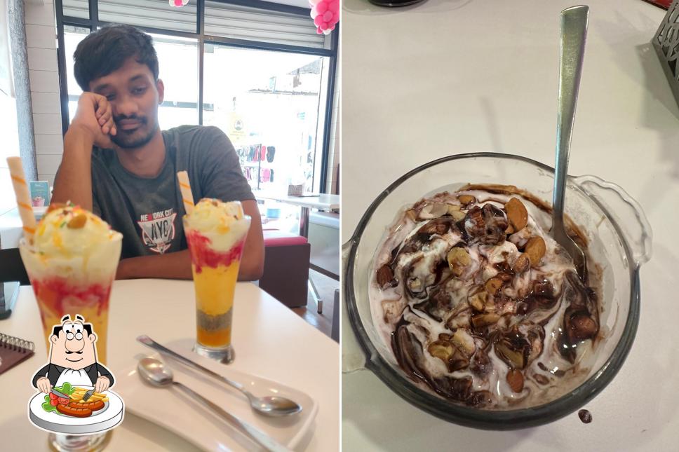 Food at Falooda Hut
