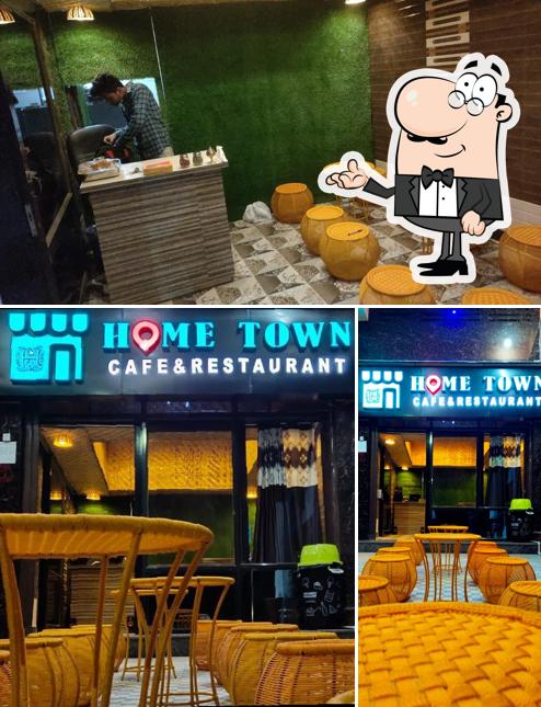 The interior of Home Town Cafe & Restaurant