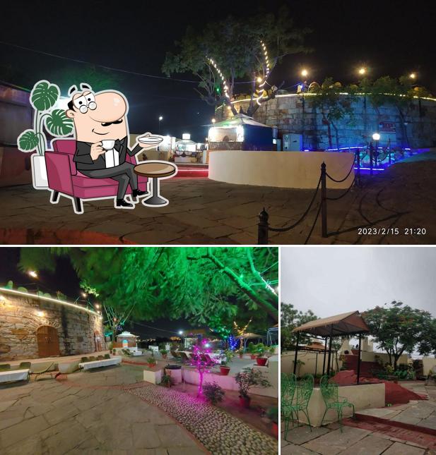 Take a seat at one of the tables at Padao Restaurant