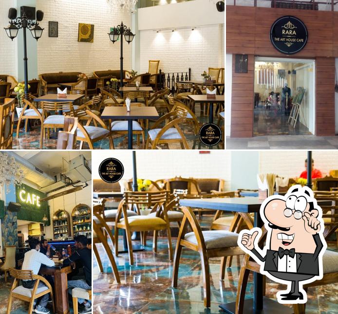 The interior of The Art House Cafe