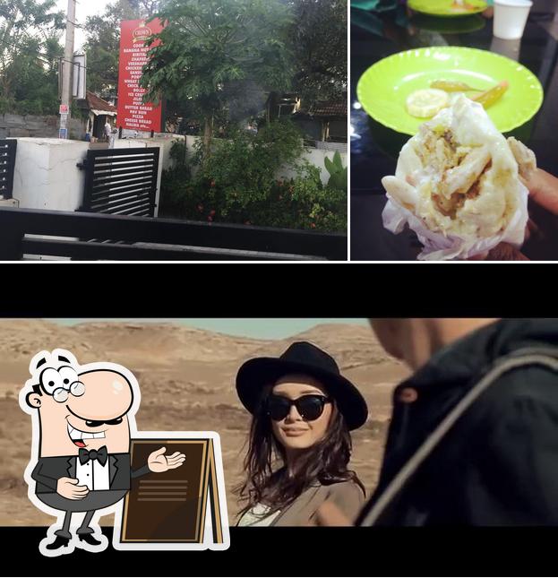 Among various things one can find exterior and dessert at Crown Bakery