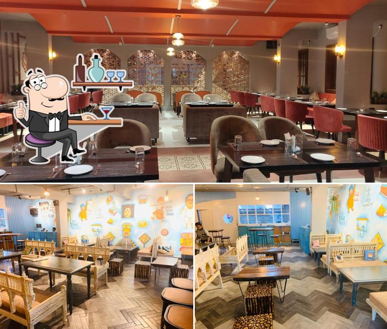 The interior of Diwanji Sweets And Bakes