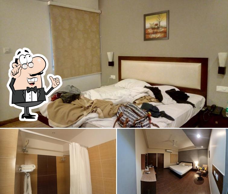 The interior of Hotel Lemon Park Haldwani