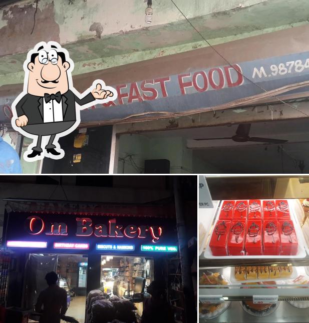 The interior of Om Bakery