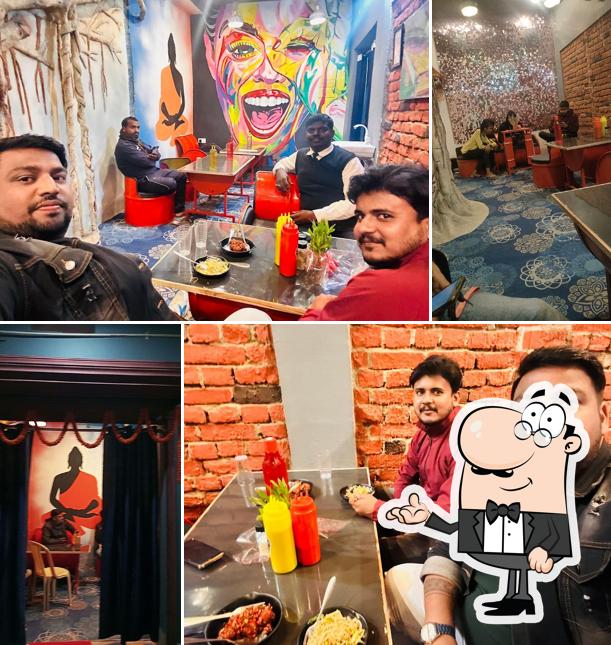 The interior of The Rasoi Rishta Cafe