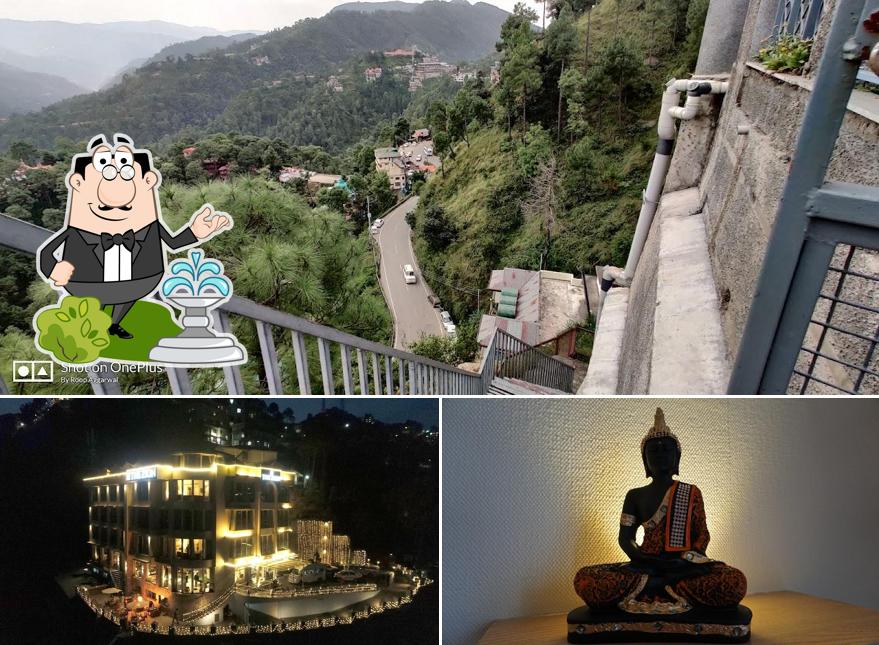 The exterior of The Zion Hotel Shimla