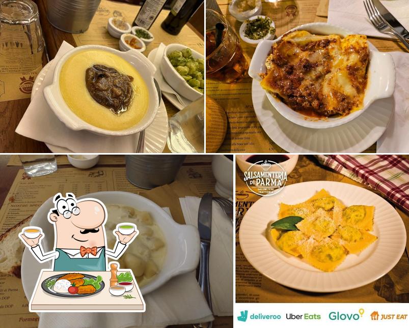 Cibo al Salsamenteria di Parma