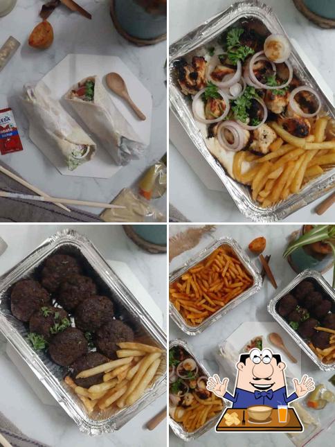 Food at Shawarma Joint
