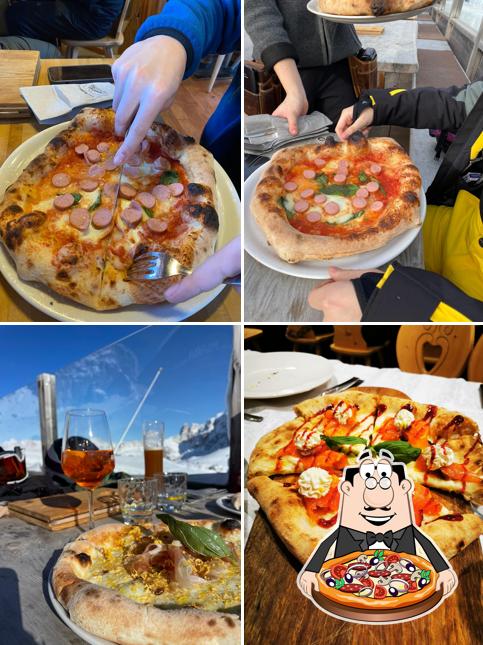 A Baita Miara Hütte, puoi prenderti una bella pizza