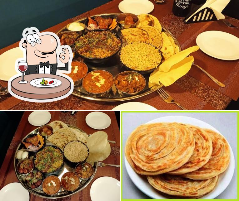Food at Burning Train Restaurant