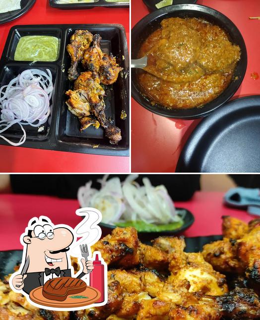 M. I FOOD CENTER offers meat dishes