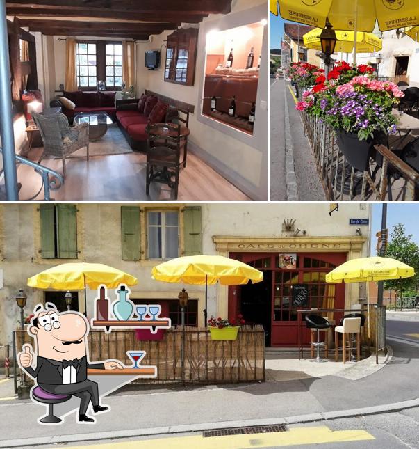 Dai un'occhiata agli interni di Café du Chêne