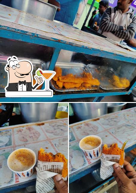 This is the image displaying drink and food at Chaya kada
