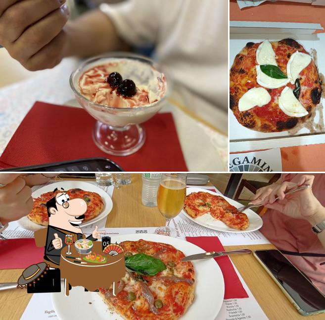 Cibo al Il Tegamino pizza e farinata
