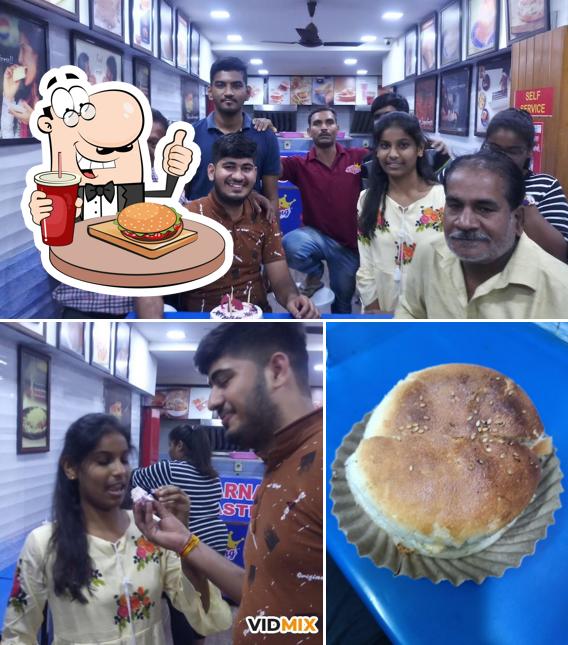 Try out a burger at Kutchi King Fast Food