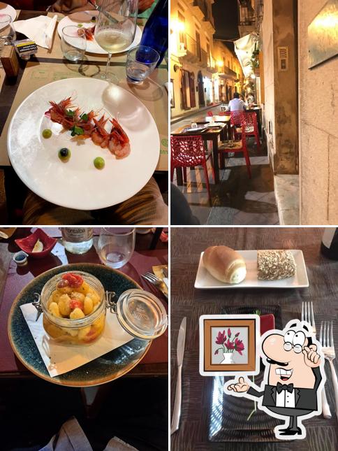 Gli interni di Osteria Liparota