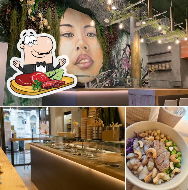Prova i piatti di carne a Poke Way 96