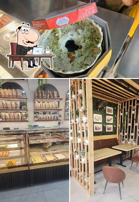 Among different things one can find interior and food at Pratap Dairy & Sweets Sonipat
