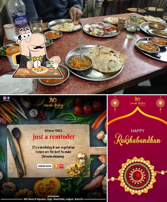 Food at Guru Nanak Hotel