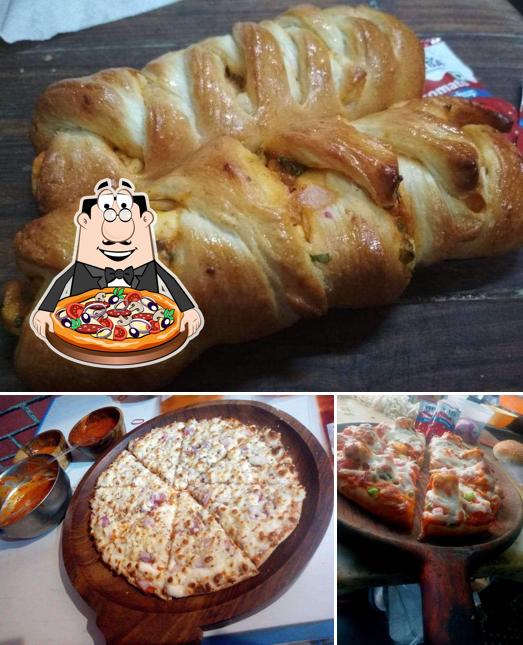 Order pizza at RS Fast Food Corner