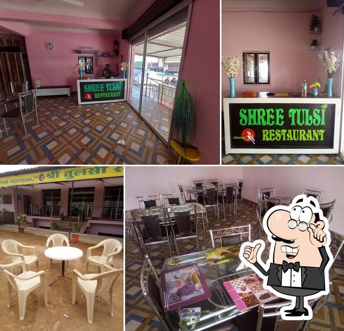 The interior of SHREE TULSI RESTURANT.pure vegetarian !