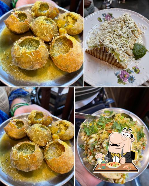 Food at Vrunda's Delhi Chat Center