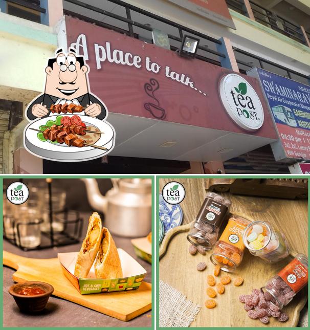 The image of food and exterior at Tea Post