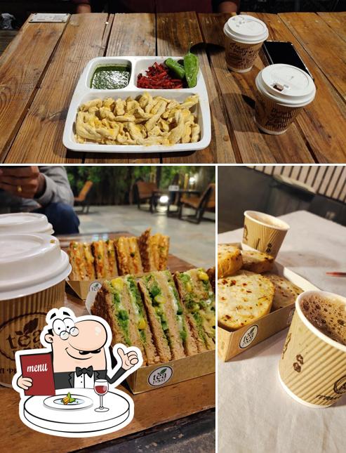 Food at Tea Post - The Desi Cafe