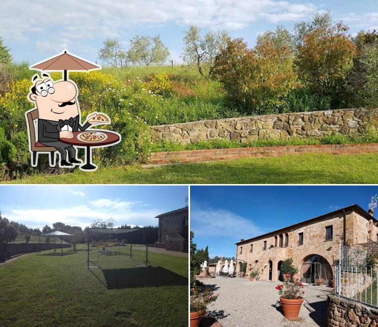 Gli esterni costituiscono una caratteristica importante di Agriturismo La Collina di Pienza