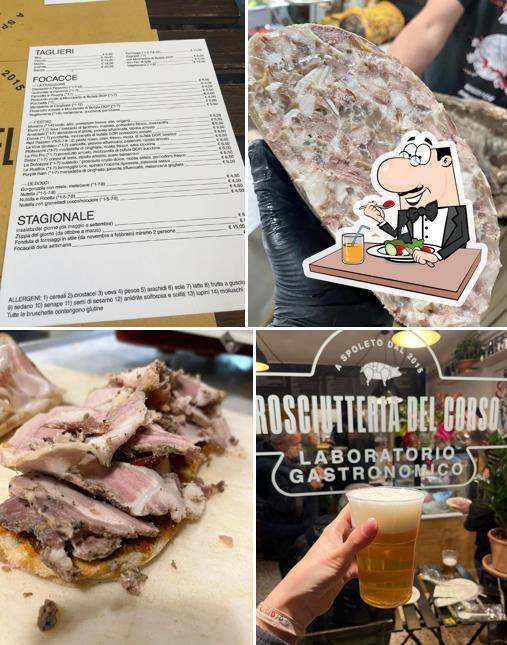 Platti al Prosciutteria Del Corso