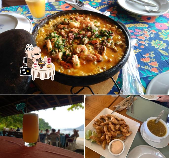 Platos en Canto das Canoas Ilha da Gipóia