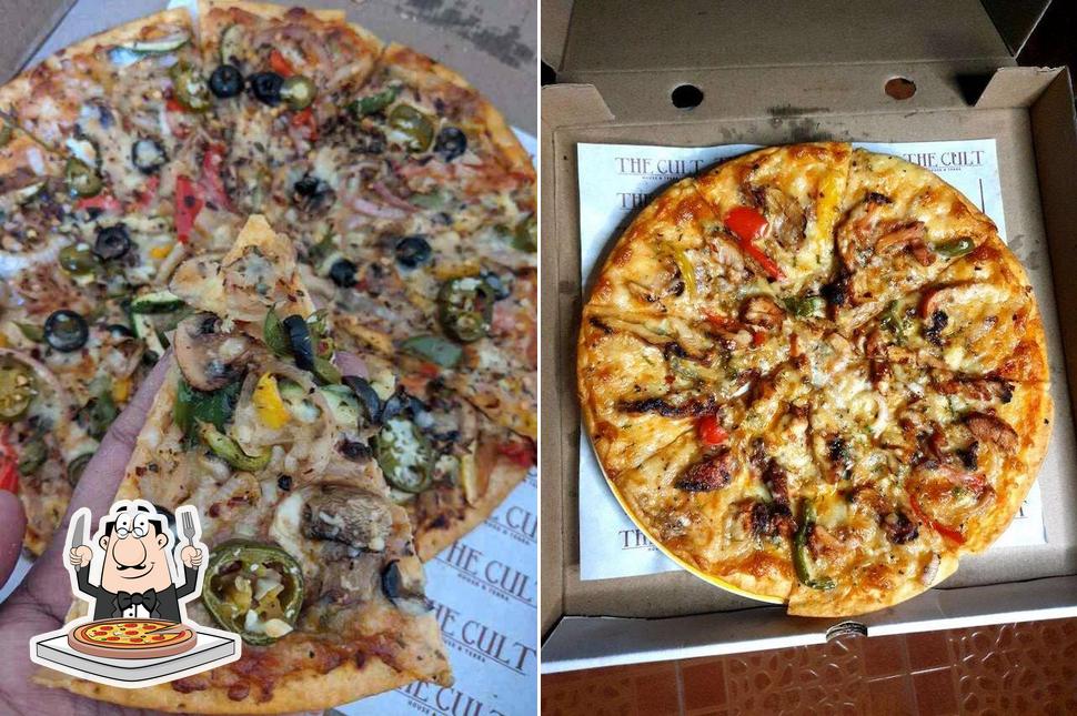 At Cravings & Co By The Cult, you can get pizza