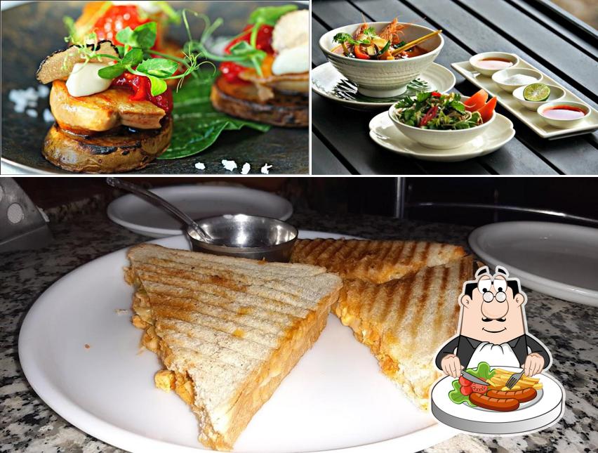 Food at De Nuevo Club Lounge