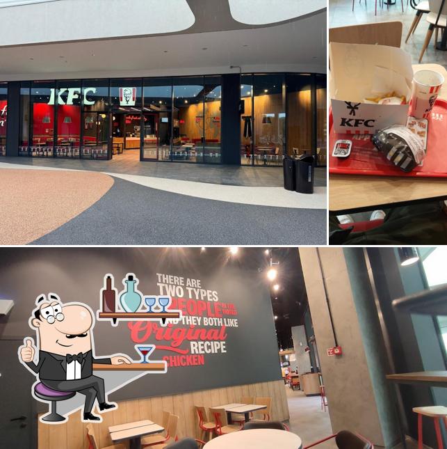 Gli interni di KFC