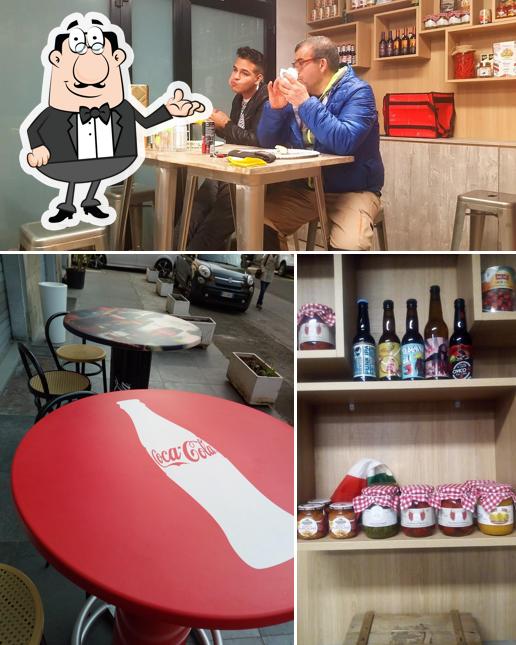 Gli interni di Pizzeria Civico 14