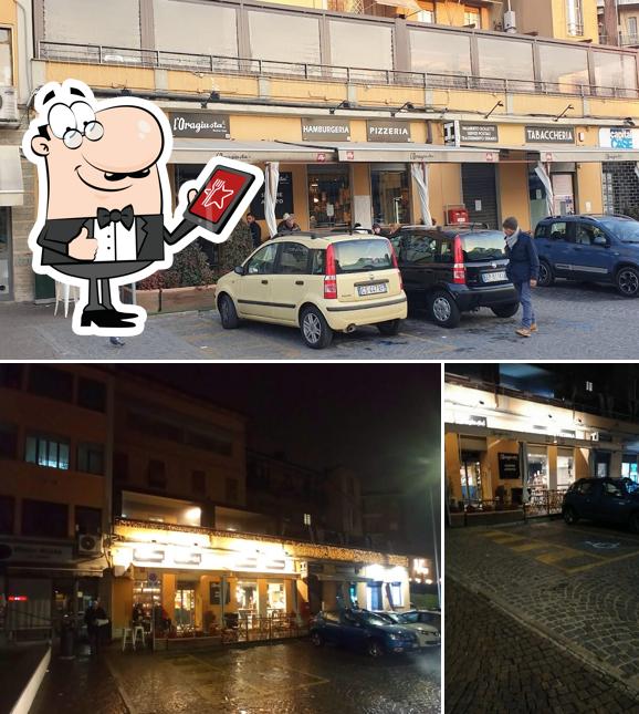 Gli esterni di L'Oragiusta Moncalieri Bar Hamburgeria Tabaccheria