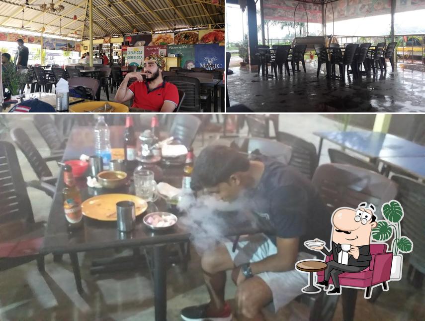 The interior of Baga 24 Bar and restaurant