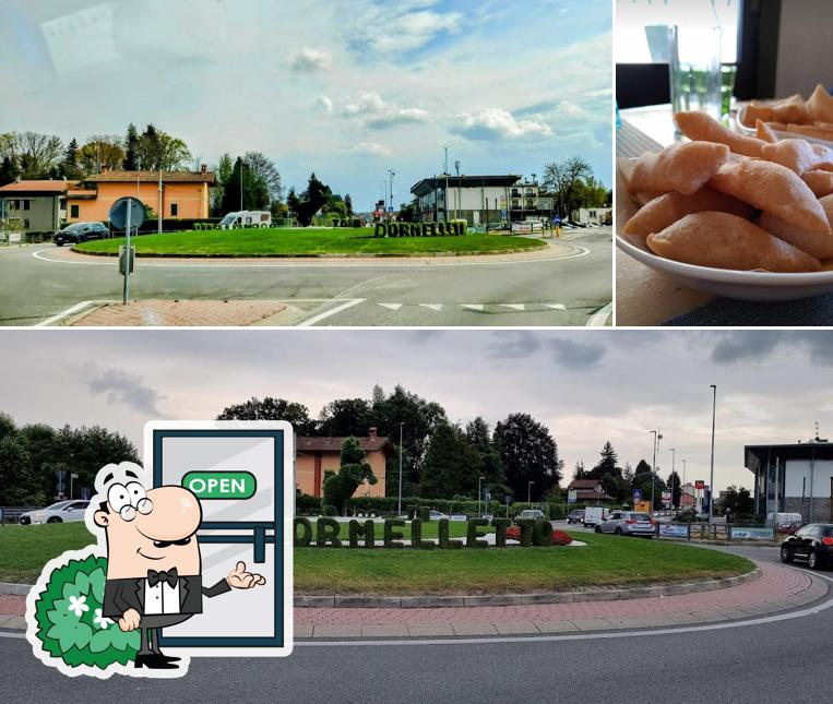 Tra le varie cose da Leonardo- ristorante pizzeria si possono trovare la esterno e cibo
