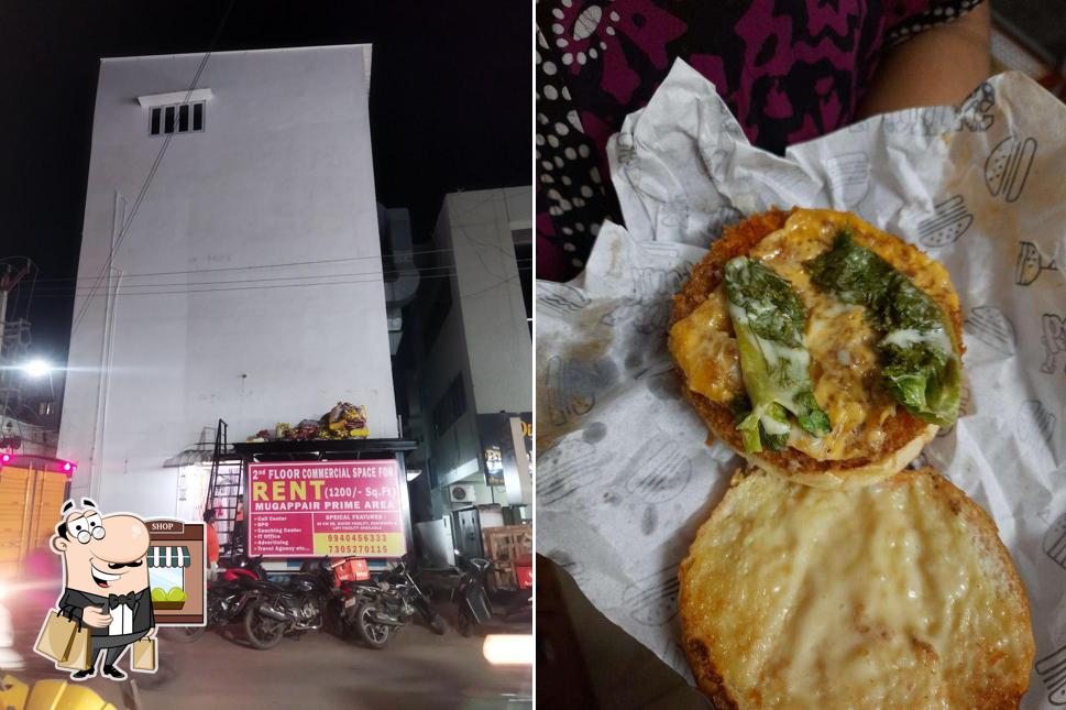 The exterior of Louis Burger, Mogappair